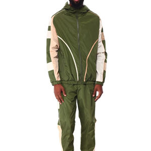 ชุดวอร์มไนลอนกันลมสำหรับผู้ชายชุดวอร์มผ้าไนลอนกันน้ำน้ำหนักเบาออกแบบโลโก้ได้ตามต้องการ - Product Image 1