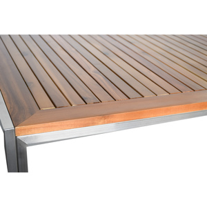 Set da Giardino Artemis con Tavolo Pieghevole in Legno di Acacia per Terrazza Balcone Mobili da Cucina da Campeggio in Legno di Teak - Product Image 3