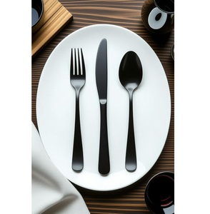 Juego de cubiertos de acero inoxidable acabado dorado, elegancia radiante con vajilla de durabilidad inigualable hecha para impresionar para siempre - Product Image 1