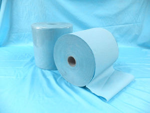 Food Grade 2 Ply Virgin Wood Pulp <b>Blue</b> <b>Paper</b> Towels High Water Absorption Embossed Centrefeed <b>Rolls</b> - Product Image 4