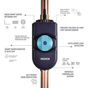 นิว-สมาร์ท วอเตอร์ ฟลอ บาย โมเอนส์ สมาร์ท วอเตอร์ มอนิเตอร์ ระบบปิดน้ำอัตโนมัติ - Product Image 2