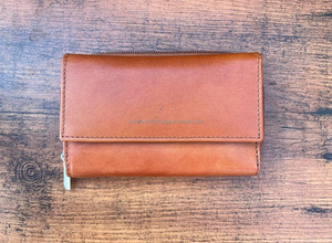 สไตล์ใหม่ร้อนขายจริงทําด้วยมือหนังCrunchกระเป๋าสตางค์ขนาดเล็กสไตล์สบายๆหนังเต็มรูปแบบC Lassyน่ารักคลัทช์สําหรับสตรี - Product Image 3