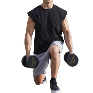 Camiseta Deportiva sin Mangas para Hombre, Transpirable, de Secado Rápido, Ecológica, Anti-UV, 100% Poliéster, con Botones, para Fisicoculturismo y Fitness - Product Image 1