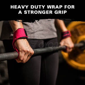 Sangles de musculation haute résistance avec rembourrage confortable pour les poignets, pour une utilisation quotidienne en salle de sport, sangles de levage à adhérence avancée - Product Image 6
