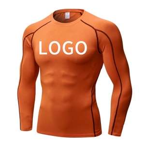 Hot Selling <b>Men</b> Custom Size Comfortable <b>Compression</b> Fitness Rash Guard Cheapest Customized Rashguard <b>Shirts</b> - Product Image 1