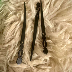 Aiguille à broder en corne de buffle, pointe fine, pour laine et fil, accessoire de couture durable pour le tufting et la couture - Product Image 1