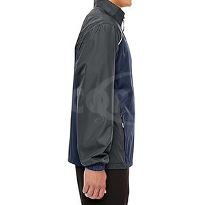 แจ็กเก็ตกันลมของผู้ชายเสื้อกันลมระบายอากาศได้ดีปรับแต่งได้แบบมีซิปสำหรับกลางแจ้ง - Product Image 3