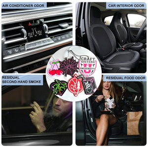 Désodorisant de voiture en papier suspendu de haute qualité, longue durée, parfum intense, logo personnalisé, forme découpée sur mesure - Product Image 4