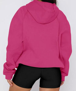 Sudadera con capucha de Invierno para mujer, sudadera de lana de manga larga, lavado con ácido, diseño forrado de bolsillo lavado a la piedra, nueva llegada, moda cálida - Product Image 2