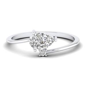 REYES, último diseño, corte de pera, 0,77 quilates, HPHT, CVD, anillos de diamantes cultivados en laboratorio, joyería fina chapada en rodio de oro rosa de 14 quilates hecha a medida - Product Image 5