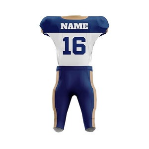 Uniforme de football américain sur mesure en polyester 100% Concevez votre propre uniforme de football américain - Product Image 6