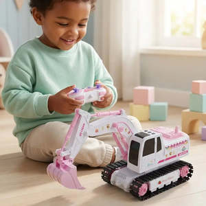 Camión de Construcción de Juguete con Control Remoto, Tanques RC - Product Image 2