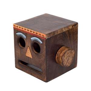 Porte-mouchoirs en bois rectangulaire (grand) - Product Image 3