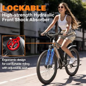 29 bici elettrica per adulti, batteria 48V 17.5AH, Mountain Bike elettrica 750W di picco 1000W, fino a 70 miglia 34mph - Product Image 4