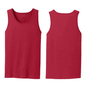 Camiseta sin mangas para gimnasio con logotipo personalizado para hombre, camiseta sin mangas informal sin mangas con cuello redondo para hombre - Product Image 3