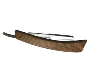 Vente en gros à bas prix Rasoirs en acier inoxydable à coupe droite Rasoir de salon personnalisé Rasoir humide rafraîchissant Pochette gratuite - Product Image 6