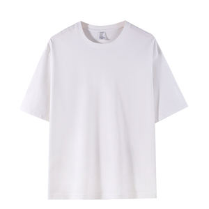 Diseños personalizados y logotipos Camisetas gráficas Pantalla Camiseta Hombres de gran tamaño unisex transpirable secado rápido cuello redondo 100% algodón al por mayor - Product Image 3