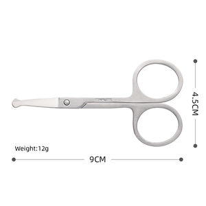 Juego de Tijeras para Cutículas de Acero Inoxidable, Precio de Fábrica, Diseño Curvo y Afilado, Ligeras, Reutilizables, Duraderas, Colores Personalizados, para Manicura - Product Image 4