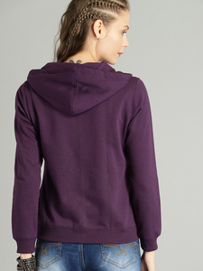 Sweat à capuche vierge de couleur unie pour femmes pour l'impression par presse à chaud sweats à capuche respirants meilleur OEM de mode en plein air - Product Image 4