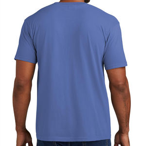 T-shirt de sport pour homme en coton 100% respirant, sur mesure, de haute qualité - Product Image 3