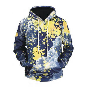 Sudadera con capucha y logotipo personalizado de poliéster 100% de alta calidad para hombre, sudadera con estampado de sublimación 3D de gran tamaño, Top estampado 3D para mujer - Product Image 5