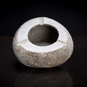 Cendrier en pierre verte de forme hexagonale Porte-cigare Accessoires pour fumeurs maison et bureau à prix réduit - Product Image 2