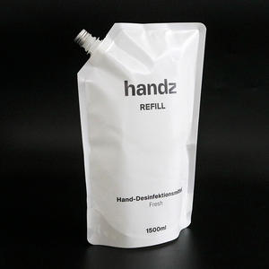 Body Wash Refill Pouch 500ml-2L Gravure Printing Recyclable Food Grade Material for Liquid Soap Shampoo <b>Conditioner</b> - Product Image 2