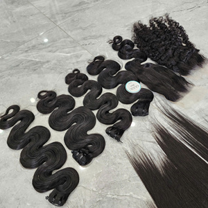 ผมต่อเวียดนามแท้ 100% แบบเวอร์จิ้น  แบบดับเบิ้ลดรอน  แบบบอดี้เวฟ  แบบใส  สำหรับต่อผมแบบซุปเปอร์เวฟท์  GUGU HAIR - Product Image 2