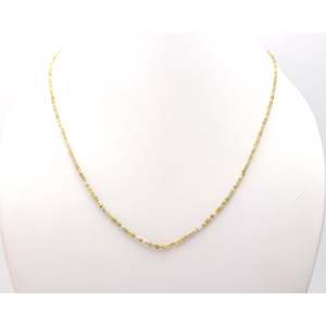 Uncut Yellow Diamond Bead Necklace | Solid 925 Sterling <b>Silver</b> 16" <b>Choker</b> | 2-3mm Raw Canary Diamond Beaded Fine Fashion Jewelry - Product Image 4