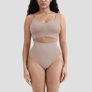 Của Phụ nữ sexy giản dị rắn t-trở lại áo ngực và quần lót đặt dây miễn phí lớn <span class=keywords><strong>U</strong></span> đẹp trở lại Push-Up Tummy kiểm soát đồ lót thoáng khí - Product Image 5