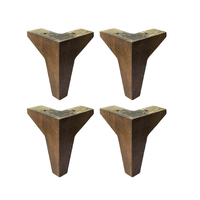 Pieds d'armoire de bricolage Pieds de chaise en bois personnalisables Design durable Pieds de table en bois de remplacement EFS-116