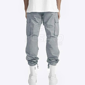 Vente en gros de pantalons cargo décontractés légers pour hommes Sportswear Spring Use Dark Wash 100% Cotton Eco-Friendly Breathable - Product Image 4