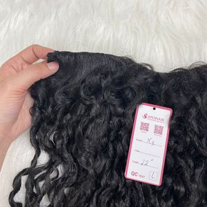 Belles perruques u-part romantiques bouclées Top tendance vente en gros usine 100% cheveux humains couleur naturelle - Product Image 1