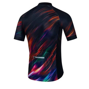 Maillot de cyclisme sportif haut de gamme avec tissu en maille respirant pour les activités de cyclisme estivales - Product Image 2