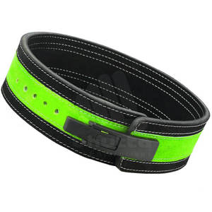 เข็มขัดยกน้ำหนักหนังวัวแท้แบบมีคันโยกสำหรับออกกำลังกายฟิตเนสพร้อมโลโก้สั่งทำได้ - Product Image 2