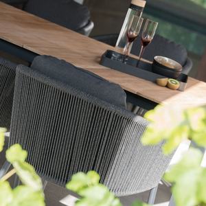 Modern <b>Rattan</b> <b>Outdoor</b> Dining Table Set Rope <b>Chairs</b> | Eco-Friendly UV-Resistant PE <b>Rattan</b> for Living Room Hotel Use | Horticlub - Product Image 4