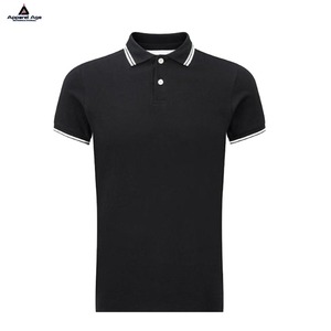 Personalizado de manga corta de alta calidad 250 gramos Oversize Casual verano 100% algodón transpirable hombres Polo - Product Image 4