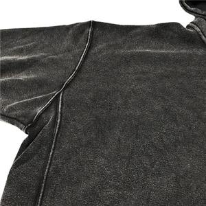 Sweat-shirts pour hommes en coton 100% de qualité supérieure, lavage à l'acide, style confortable pour l'automne et l'hiver - Product Image 3