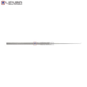 Instrument chirurgical en acier inoxydable pour l'otochirurgie, crochet incurvé de précision, diamètre de la pointe de 0,5 mm, instruments médicaux professionnels ORL - Product Image 2