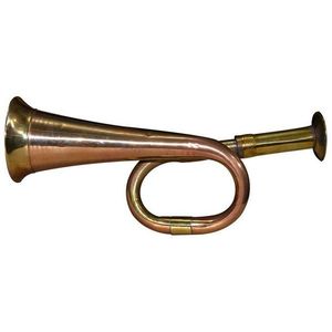 Hermoso cuerno de corneta de latón con brillo antiguo, ideal para regalos musicales, decoración del hogar y actuaciones musicales en escenario - Product Image 6