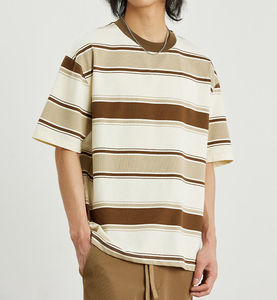 Mejor logotipo personalizado 100% algodón orgánico de punto ligero ecológico transpirable de alta calidad Casual camisetas de los hombres - Product Image 6