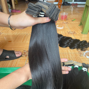 Ruban Double Dessiné Premium dans les Extensions de Cheveux Humains Droites 40 Pouces Extensions de Cheveux Vietnamiens Bruts pour un Look Naturel sans Couture - Product Image 4