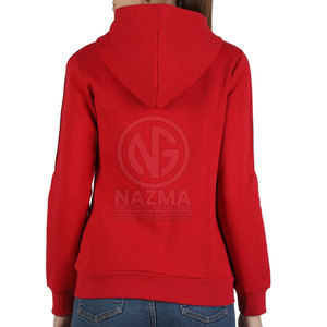 Sudaderas con Capucha para Mujer, Color Sólido, Personalizadas al por Mayor, Casuales de Invierno, con Logotipo Frontal, 100% Algodón, Transpirables y Ligeras - Product Image 3