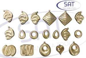 <b>SAT</b> Gold Silver Jewelry Customized Mango Shaped Pendant Cutting Dies Molds for Cutting <b>Machinery</b> Malaysia Dubai Singapore France - Product Image 2