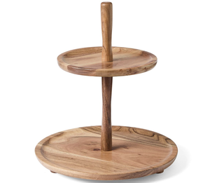 Support à gâteau en bois d'aspect traditionnel pour Cupcake Dessert gâteau Riser pièce maîtresse article décoratif tailles personnalisées support à gâteau en bois - Product Image 3