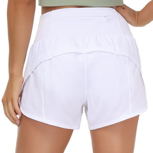 Gran oferta, pantalones cortos de Yoga para correr informales de cintura alta para mujer, patrón hecho Spandex/Nylon 2026 - Product Image 2