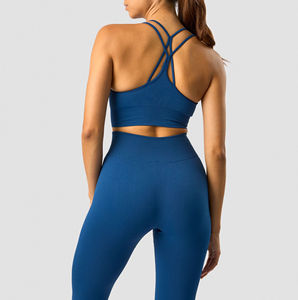 2024 Nouveautés ensemble de fitness gym spandex polyester impression numérique ensemble à séchage rapide grande taille taille élastique unisexe ensemble de fitness gym - Product Image 3