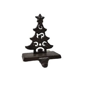 Arbre porte-bas de Noël arbre de Noël en fonte décoratif cheminée porte-bas porte-bas de Noël - Product Image 4