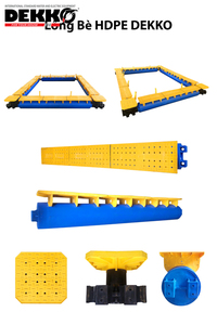 Jaula para Peces de Acuicultura de Tubería de HDPE DEKKO, Diseño Cuadrado, Resistente a Tormentas y Viento, Garantía de 50 Años, Proveedor Vietnamita, Personalizable, Color Negro - Product Image 6