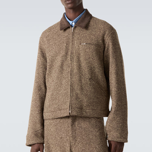 Chaqueta Versity de tendencia de la temporada para hombre, chaquetas completas con logotipo personalizado para hombre, chaquetas Versity de poliéster de lana personalizadas para hombre - Product Image 3